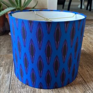Mariska Meijers Amsterdam drum lamp shade purple blue boho interior rare
